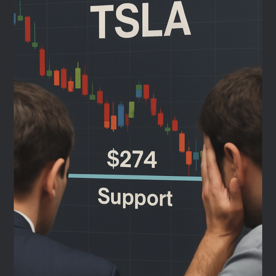 tsla stock support level showing stock price of tesla motors
