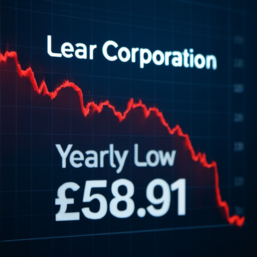 "Lear Co stock hovering near yearly low amidst tariff concerns."