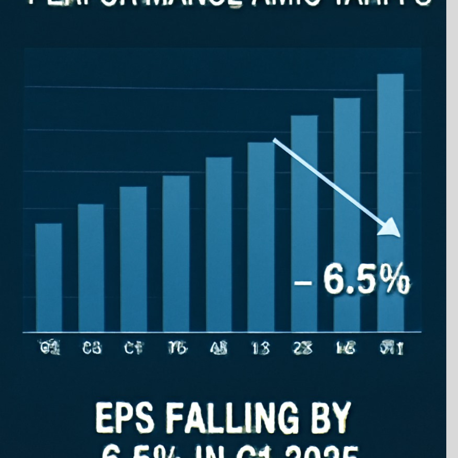 Lear Co financial performance showing a 6.5% drop in EPS in Q1 2025."
