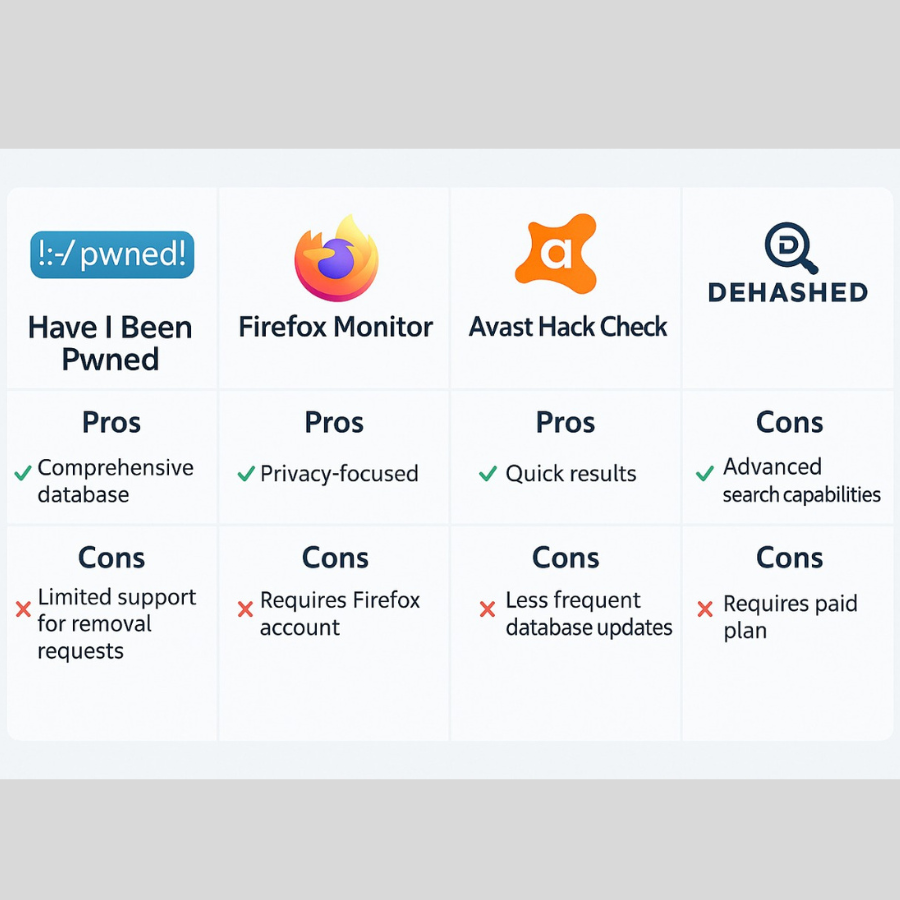  Alternatives to HaveIBeenPwned