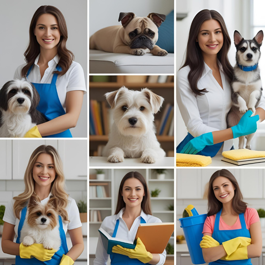 Freelancers offering services like cleaning, pet sitting, or tutoring.
